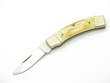 Vintage 1980s Parker Imai Prototype Seki Japan Stag 3.37" Folding Lockback Knife
