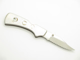 Vtg 80s Parker Imai Proto Seki Japan Abalone Stainless 3" Folding Lockback Knife