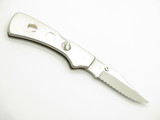Vtg 80s Parker Imai Proto Seki Japan 3" Stainless Abalone Folding Lockback Knife
