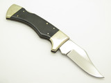 Vintage 1980s Parker Imai Prototype Seki Japan Black 5" Folding Lockback Knife