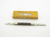 Vtg Parker Eagle AB-17/BH Water Buffalo Horn 2 Blade Folding Pen Pocket Knife