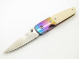 Vintage Benchmade 850 Mel Pardue ATS-34 Micarta Linerlock Folding Pocket Knife