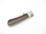 Vintage 1980s Parker Imai Prototype Seki Japan 3.25" Wood Folding Top Lock Knife