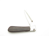Vintage 1980s Parker Imai Prototype Seki Japan 4.25" Wood Folding Top Lock Knife