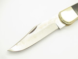 Vintage 1980s Parker Imai Prototype Seki Japan Folding Wood 4.5" Lockback Knife
