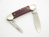 Vtg United Boker Solingen 135 Smooth Red Bone Canoe Folding Pocket Knife