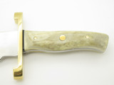 Custom Mountain Man 15" Smooth Stag Fixed Blade Hunting Bowie Knife