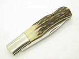 Vintage 1976-1978 Parker Frost Imai Seki Japan Folding Stag 3.75" Lockback Knife