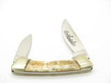 Vintage 1976-1978 Parker Frost Imai Seki Japan Folding 3.75" Bone Canoe Knife