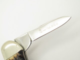 Vtg 1973-1975 Queen Cutlery #64 Canoe 2 Blade Folding Pocket Knife