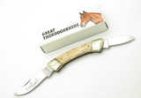 Vintage 1976-1978 Parker Frost Imai Seki Japan Folding Bone 3.75" Canoe Knife