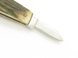 Vintage 1976-1978 Parker Frost Imai Seki Japan 2.87" Mink Stag Folding Knife
