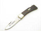 Vintage 1976-78 Parker Frost Imai 5" Seki Japan Big Grizzly Wood Lockback Knife