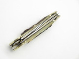 Vtg Kane Cutlery Germany Stag Canoe Stockman Folding Pocket Knife
