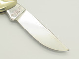 Vintage 1976-1978 Parker Frost Imai 3.62" Seki Japan Bone Canoe Folding Knife