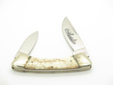 Vintage 1976-1978 Parker Frost Imai 3.62" Seki Japan Bone Canoe Folding Knife