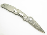 Spyderco Endura 4 Seki Japan Titanium VG-10 Damascus Folding Pocket Knife