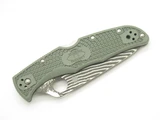 Spyderco Endura 4 C10PFGD4 Seki Japan Damascus Green FRN Folding Pocket Knife