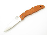 Spyderco Endura 4 Sprint Run Seki Japan Orange FRN HAP40 Folding Pocket Knife