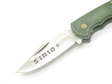 Vtg 1980s Virginia Rostfrei Parker Imai Seki Japan 4.25" Green Lockback Knife
