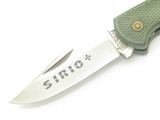 Vtg 1980s Virginia Rostfrei Parker Imai Seki Japan Green 4.25" Lockback Knife