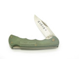 Vtg 1980s Virginia Rostfrei Parker Imai Seki Japan Green 4.25" Lockback Knife