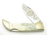 Vtg '80s Standing Stone Cutlery Cherokee Parker Imai Seki Japan Lockback Knife