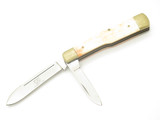 Vintage 1970s-80s Swanner Cut Co. Imai Seki Japan 3" Smooth Bone Pocket Knife