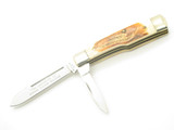 Vintage 1980s Parker Imai Seki Japan 3" Stag Gunstock Folding Pocket Knife