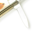 Vintage 1980s Parker Imai Seki Japan Stag 3" Gunstock Folding Pocket Jack Knife