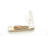 Vintage 1980s Parker Imai Seki Japan Stag 3" Gunstock Folding Pocket Jack Knife