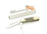 Vintage 1970s-80s Swanner Cut Co Imai Seki Japan 3" Stag Folding Pocket Knife