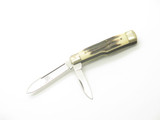 Vintage 1970s-80s Swanner Cut Co Imai Seki Japan 3" Stag Folding Pocket Knife