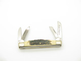 Vtg 80s Standing Stone Parker Imai Seki Japan Stag Congress Folding Pocket Knife