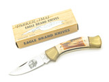 Vtg Standing Stone Imai 80s Seki Japan Stag 3.87" Averitt Express Lockback Knife