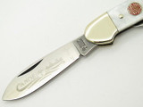 Vtg United Boker Solingen 135 Pearl Swirl Canoe Folding Pocket Knife