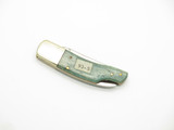 Vintage 1980s Parker Imai Prototype Seki Japan Green Folding 2.6" Lockback Knife