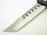 2022 Microtech MICRO-219-10S Combat Troodon Hellhound Black Handle Stonewashed Tanto Signature Series OTF Auto