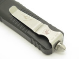 2022 Microtech MICRO-219-10S Combat Troodon Hellhound Black Handle Stonewashed Tanto Signature Series OTF Auto