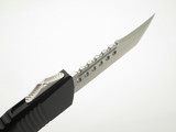 2022 Microtech MICRO-219-10S Combat Troodon Hellhound Black Handle Stonewashed Tanto Signature Series OTF Auto