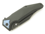 Arcane The Abyss Black M390 Titanium Framelock Tanto Folding Pocket Knife