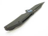 Arcane The Abyss Black M390 Titanium Framelock Tanto Folding Pocket Knife