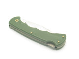 Vintage 1980s Explorer Imai Seki Japan 4.37" Green Folding Hunter Lockback Knife