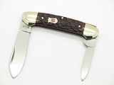 Vtg 1975 Robt Klaas Kissing Crane 2629 Solingen Bone Canoe Folding Knife