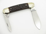 Vtg 1975 Robt Klaas Kissing Crane 2629 Solingen Bone Canoe Folding Knife