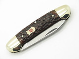 Vtg 1975 Robt Klaas Kissing Crane 2629 Solingen Bone Canoe Folding Knife