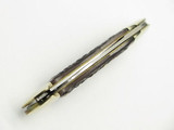 Vtg 1975 Robt Klaas Kissing Crane 2629 Solingen Bone Canoe Folding Knife