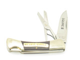 Vintage 1980s Explorer Squire II Imai 2.75" Seki Japan Micarta Lockback Knife