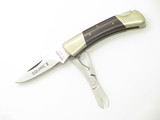 Vintage 1980s Explorer Squire II Imai Seki Japan 2.75" Micarta Lockback Knife