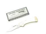 Vintage 1980s Explorer Sharptooth Imai Seki Japan Micarta 3" Lockback Knife